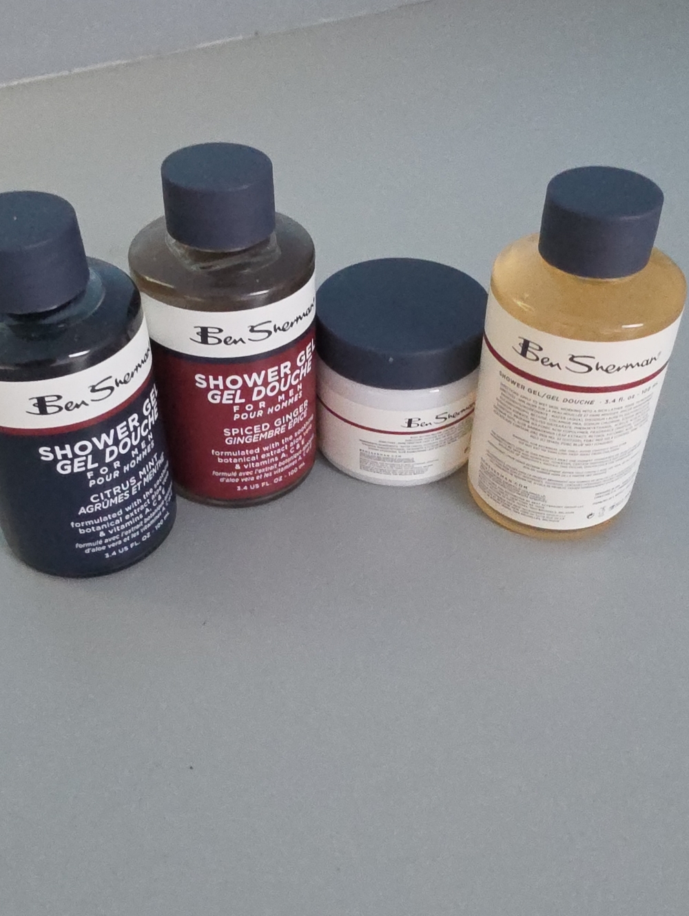 Ben Sherman Bath & Body Gift Set - Blue, Red, Amber, Cream